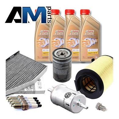 Набор для ТО-4 Volkswagen Caddy 1.6MPI 2015-2021 (масло Castrol LL3 5W30 504/507)