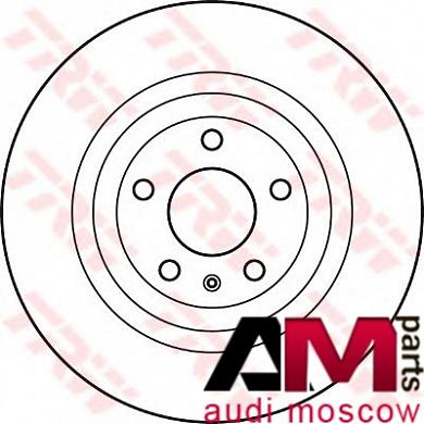 Диск тормозной задний 330x22 Ауди A6 (С6) DF4818S TRW