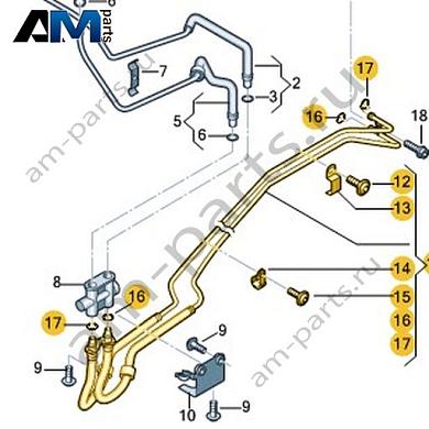 Напорный маслопровод Volkswagen AMAROK 2017-2022 2H6317801Купить напорный маслопровод 2H6317801 для Фольксваген Амараок 2017-2022 по минимальной цене