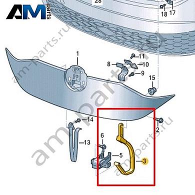Поворотная скоба Volkswagen id-Buzz 2023-2024 1T3823260Купить поворотную скобу 1T3823260 для Фольксваген id-Buzz 2023-2024 по минимальной цене