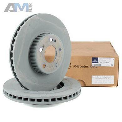 Передние тормозные диски A0004212612 на Mercedes C-Class W205 C250