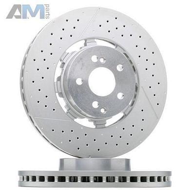 Задние перфорированные диски A2134230000 на Mercedes E-Class W213 E300