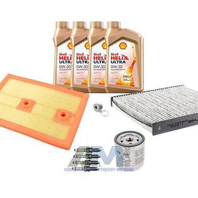 Набор для ТО-2/4 Тигуан II рестайлинг 1.4TSI с маслом Shell 0W30