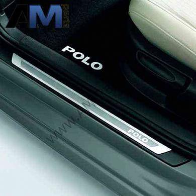 Комплект накладок на пороги Polo 2 двери 6R3071303