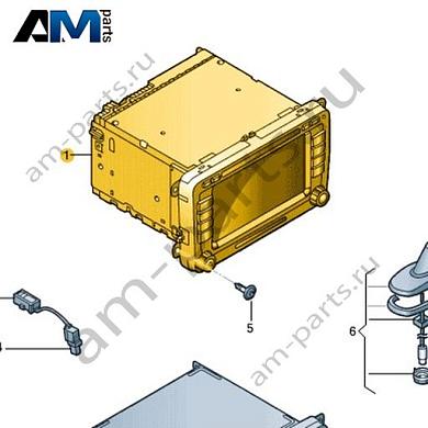Радионавигационная система с DVD-приводом, сенсорным дисплеем, жестким диском и блок управления динамической навигации Volkswagen Scirocco 2015-2018 1K8035686Купить радионавигационную систему с DVD-приводом, сенсорным дисплеем, жестким диском и блок управления динамической навигации 1K8035686 на Фольксваген Сирокко 2015-2018 на выгодных условиях