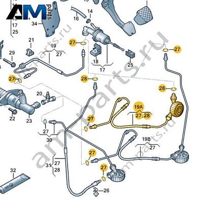 Магистраль VAG 1K1721465BAКупить магистраль 1K1721465BA на Фольксваген/Ауди/Шкоду на выгодных условиях