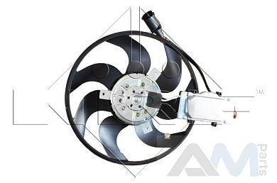 Вентилятор системы охлаждения NRF (47589) на Volkswagen Touareg I (2003-2010) 3.0TDI
