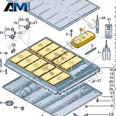 Модуль ячеек АКБ VAG 11G915599JКупить модуль ячеек АКБ 11G915599J для Фольксваген/Ауди/Шкода- бесплатная доставка