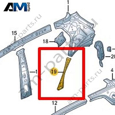 Боковина (внутренняя часть) Volkswagen T-Roc Cross 2019-2024 2GM810422BКупить боковину (внутреннюю часть) 2GM810422B для Фольксваген Т-рок Кросс 2019-2024- минимальная цена
