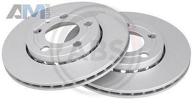 Передние тормозные диски ABS 17194 для Skoda Mk2 (2007-2014)