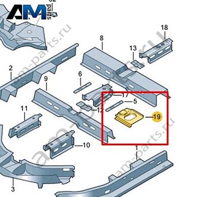 Площадка под АКБ Volkswagen id-Buzz 2023-2024 1N3804918Купить площадку под АКБ 1N3804918 для Фольксваген id-Buzz 2023-2024- выгодные цены