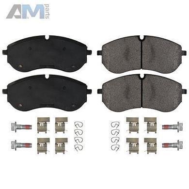 Передние тормозные колодки (172319) Febi на Volkswagen Crafter (2017-2024) диски (300х28)