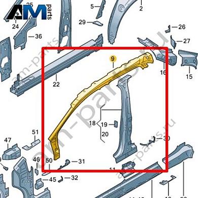 Боковина (внутренняя часть) Volkswagen id4/id5 2021-2024 11E809008Купить боковину (внутреннюю часть) 11E809008 Фольксваген id4/id5 2021-2024- выгодные цены