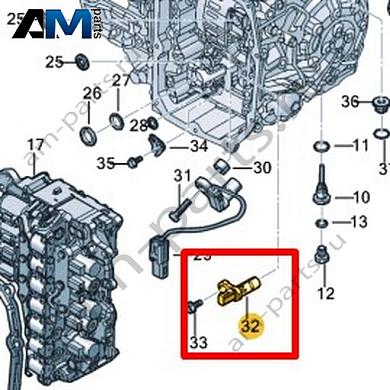 Датчик оборотов с кабелем VAG 09S927321Купить датчик оборотов с кабелем 09S927321 для Фольксваген/Ауди/Шкода- гарантия наличия