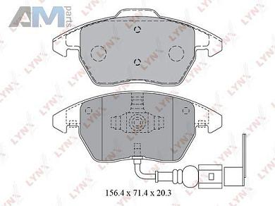 Колодки тормозные передние LYNX для Mk3 (2013-2016) BD-1203