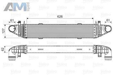 Интеркуллер (VALEO) 818679 для Mb E-klasse 2009-2016 IV (W212) E200CGI (184 л.с.)