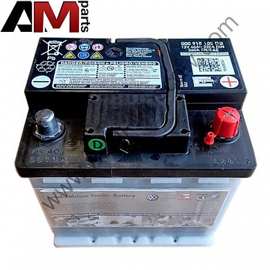 АКБ 44AH/220A для автомобилей концерна VAG 000915105DBКупить оригинальный АКБ 44ah/220a для Volkswagen-Audi-Skoda 000915105DB- Запчасти от дилера