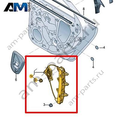 Стеклоподъемник без электродвигателя задний левый Volkswagen Jetta VII 2020-2024 17A839461DКупить стеклоподъемник без электродвигателя задний левый 17A839461D Фольксваген Джетта VII 2020-2024- гарантия наличия