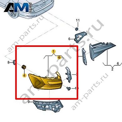 Светодиодный задний левый фонарь Volkswagen Jetta VII 2020-2024 17A945095AКупить светодиодный задний левый фонарь 17A945095A на Фольксваген Джетта VII 2020-2024- акция