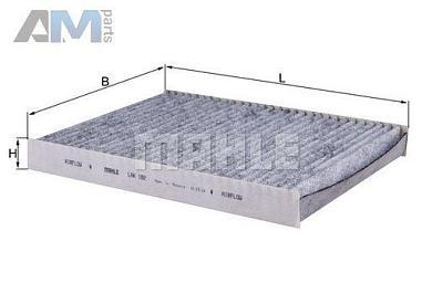 Фильтр салона угольный (KNECHT) LAK182 для  Volkswagen Caravelle T6 (2015-2020) 2.0TDI