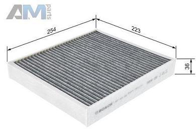 Фильтр салона BOSCH 1987435502 Audi A1 (8X) 2011-2018 1.2TSI