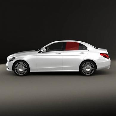 Стекло заднее левое A2057350010 Мерседес С-класса W205 (2014-2018)