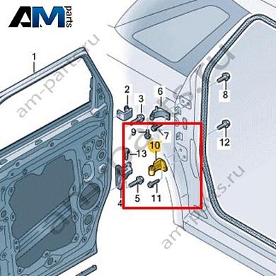 Половина петли двери (нижняя часть) Volkswagen id-Buzz 2023-2024 1T3831003Купить половину петли двери (нижнюю часть) 1T3831003 для Фольксваген id-Buzz 2023-2024- бесплатная доставка