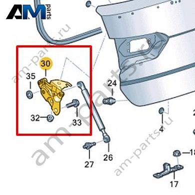 Петля крышки багажника правая Volkswagen T-Roc Cabrio 2020-2024 2GC827302AКупить петля крышку багажника правую 2GC827302A для Фольксваген Т-рок Кабриолет 2020-2024- бесплатная доставка