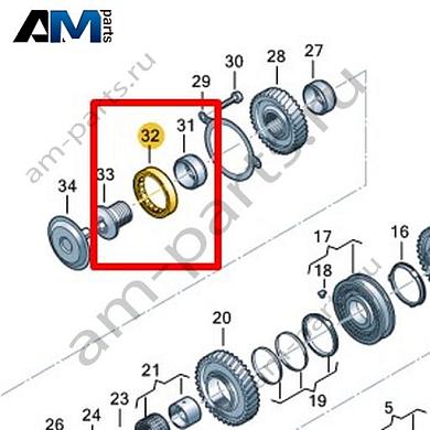 Роликоподшипник VAG 0CK311372AКупить роликоподшипник 0CK311372A Фольксваген/Ауди/Шкода на выгодных условиях