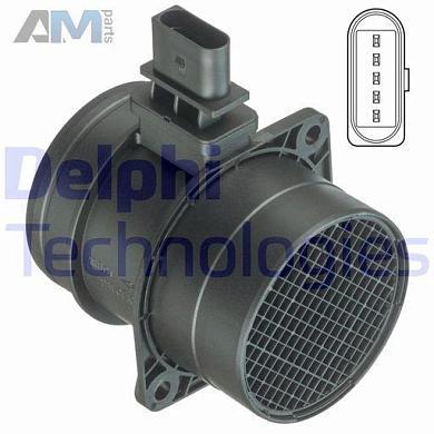 Расходомер воздуха DELPHI (AF1040712B1) Volkswagen Tiguan I рестайлинг 2.0 дизель