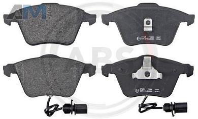 Передние тормозные колодки ABS 37425 для Audi A6 (С5) 1997-2004