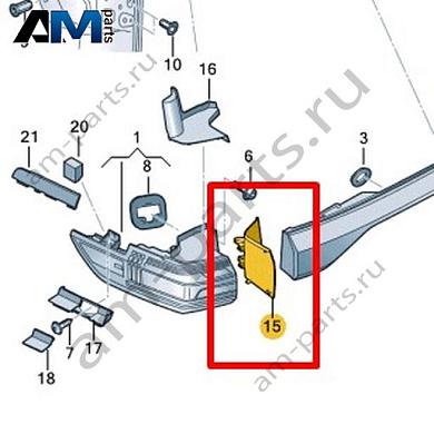 Накладка заднего фонаря Volkswagen id-Buzz 2023-2024 1T3945309Купить накладку заднего фонаря 1T3945309 для Фольксваген id-Buzz 2023-2024- спец. Цена