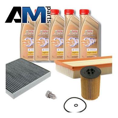 Набор для ТО-1/3 Volkswagen Touran 1.6 TDI (Castrol LL3 5W30 504/507)