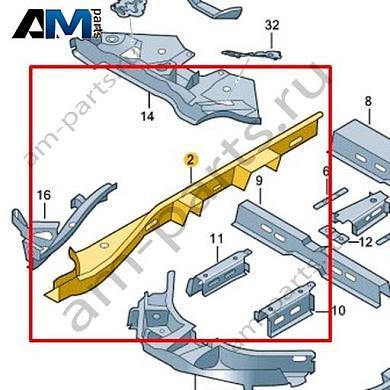 Лонжерон - задняя часть Volkswagen id-Buzz 2023-2024 1N3803102Купить лонжерон- заднюю часть 1N3803102 на Фольксваген id-Buzz 2023-2024- бесплатная доставка