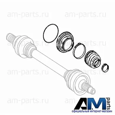 Пыльник ШРУСа заднего Mercedes E W213 (2016-2023) A0003571100
