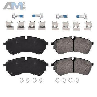 Задние тормозные колодки (116246) Febi на Volkswagen Crafter (2017-2024) диски (300х28)
