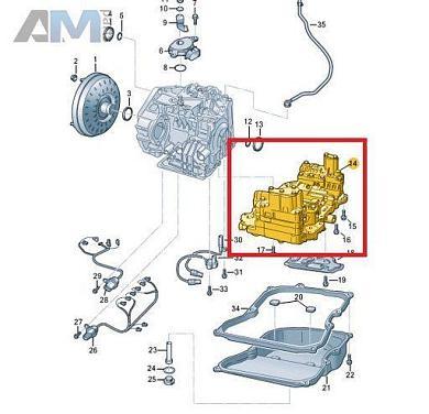 Блок клапанов 09G325039F  Skoda Octavia A7 (2017-2023) AQ160 (6-АКП)