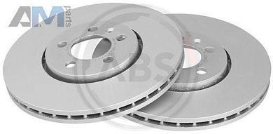 Передние тормозные диски ABS 16882  Skoda Mk2 (2007-2014)