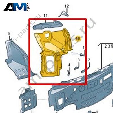 Панель крепления заднего фонаря Volkswagen Taigo 2022-2024 2G6813328AКупить панель крепления заднего фонаря 2G6813328A для Фольксваген Тайго 2022-2024- акция