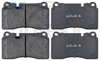 Передние тормозные колодки ABS 37614  Volkswagen Touareg I (2003-2010)