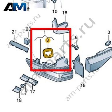 Уплотнитель заднего фонаря Volkswagen id-Buzz 2023-2024 1T3945198Купить уплотнитель заднего фонаря 1T3945198 для Фольксваген id-Buzz 2023-2024- акция