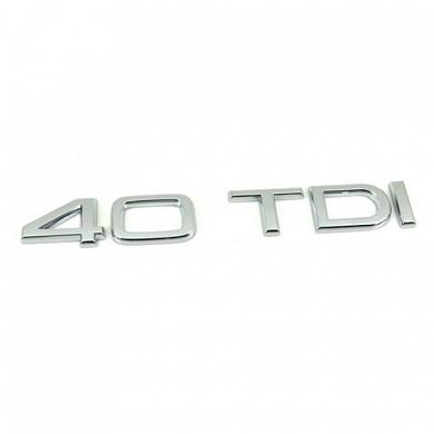Надпись 40TDI (хром) Ауди A7 (4K) 2018-2026 8K0853744E2ZZ