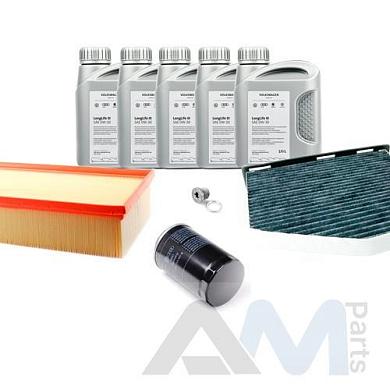 Оригинальный комплект ТО-1/3 Volkswagen на Scirocco 2.0 TFSI 200/211 л.с. (масло LL3 с допуском 504/507)