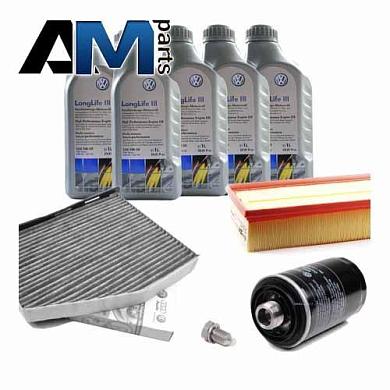 Набор ТО-1_3 для Шкода Октавия А7 1.8_2.0 TSI с бумажным фильтром (масло Castrol LL3 5W30 504_507)