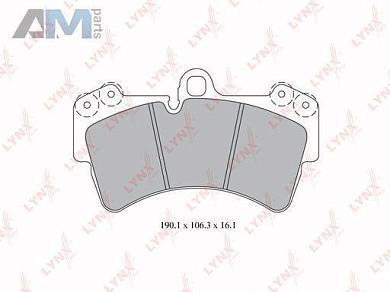 передние тормозные колодки BD8019 (LYNXauto) для автомобилей VAGКупить передние тормозные колодки BD8019 производства LYNXauto для Фольксваген/Ауди/Шкода по специальной цене