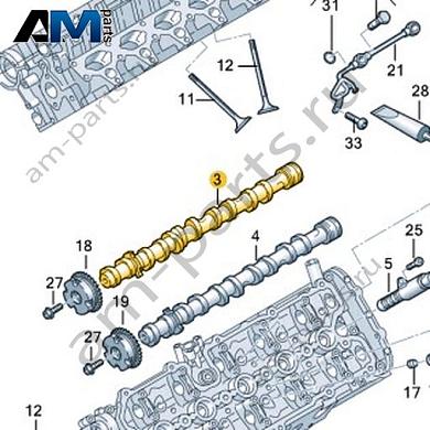Распределительный вал VAG 07L109103APКупить распределительный вал 07L109103AP на Фольксваген/Ауди/Шкоду- минимальная цена