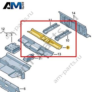 Поперечина пола Volkswagen id-Buzz 2023-2024 1N3803173Купить поперечину пола 1N3803173 для Фольксваген id-Buzz 2023-2024 по минимальной цене
