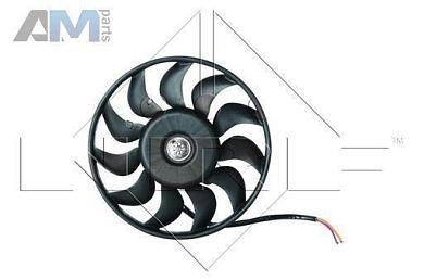 Вентилятор системы охлаждения 200W NRF (47423) на Audi A6 (С6) 2004-2011 3.2FSI