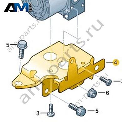 Кронштейн модуля ABS Volkswagen AMAROK 2017-2022 2H4614235BКупить кронштейн модуля ABS 2H4614235B Фольксваген Амараок 2017-2022- бесплатная доставка