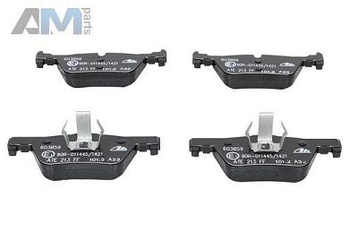 Задние тормозные колодки (13.0460-3859.2) ATE на BMW 3 Серии 2012-2015 316d/316i/318d